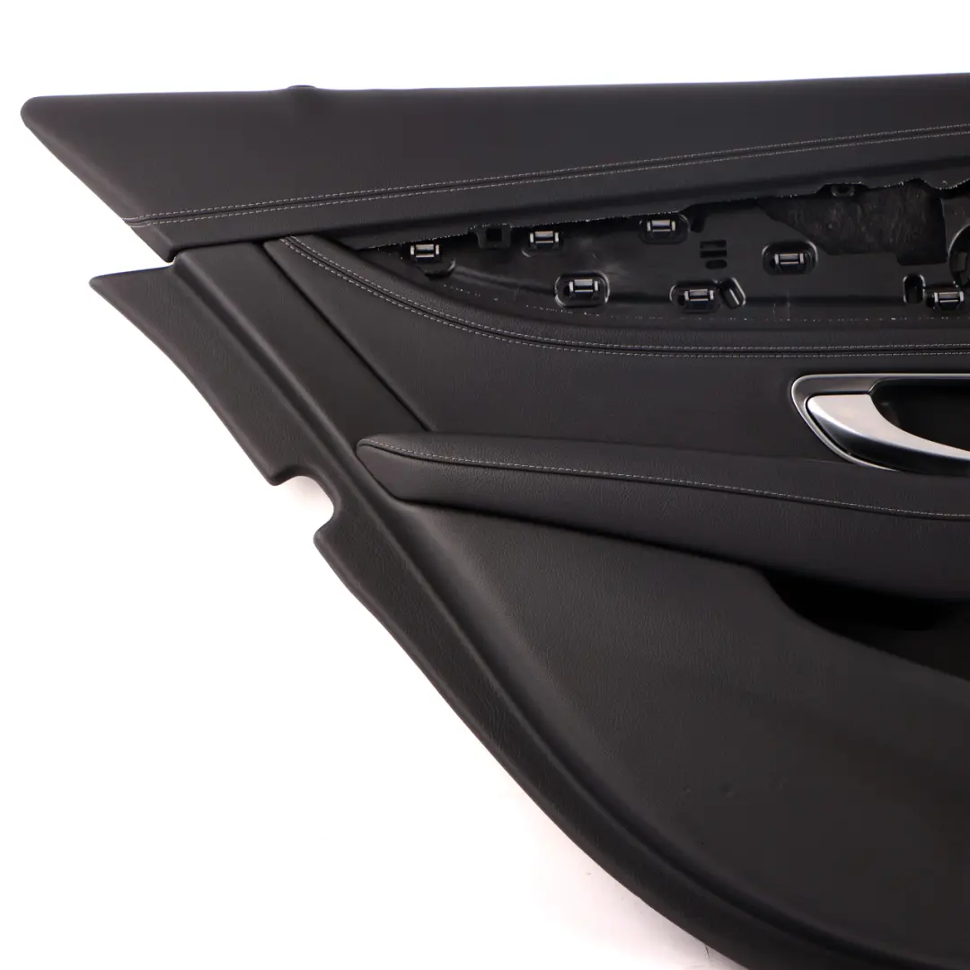  Door Card Mercedes W213 Rear Door Left N/S Trim Panel Black - SKU A2137307705 - Part number A2137307705