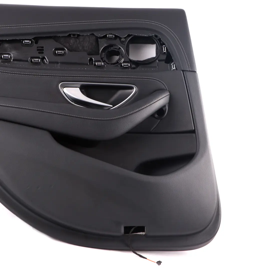  Door Card Mercedes W213 Rear Door Left N/S Trim Panel Black - SKU A2137307705 - Part number A2137307705