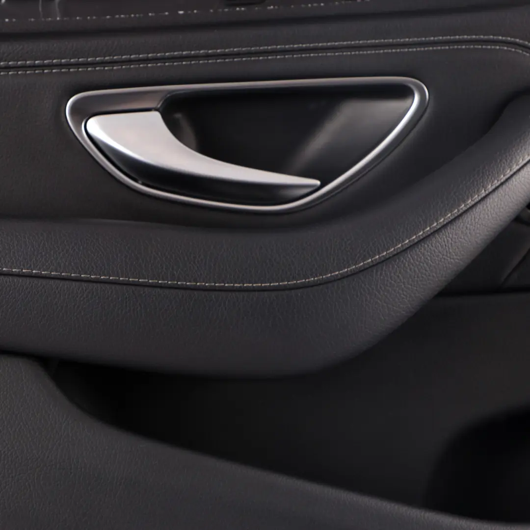  Door Card Mercedes W213 Rear Door Left N/S Trim Panel Black - SKU A2137307705 - Part number A2137307705