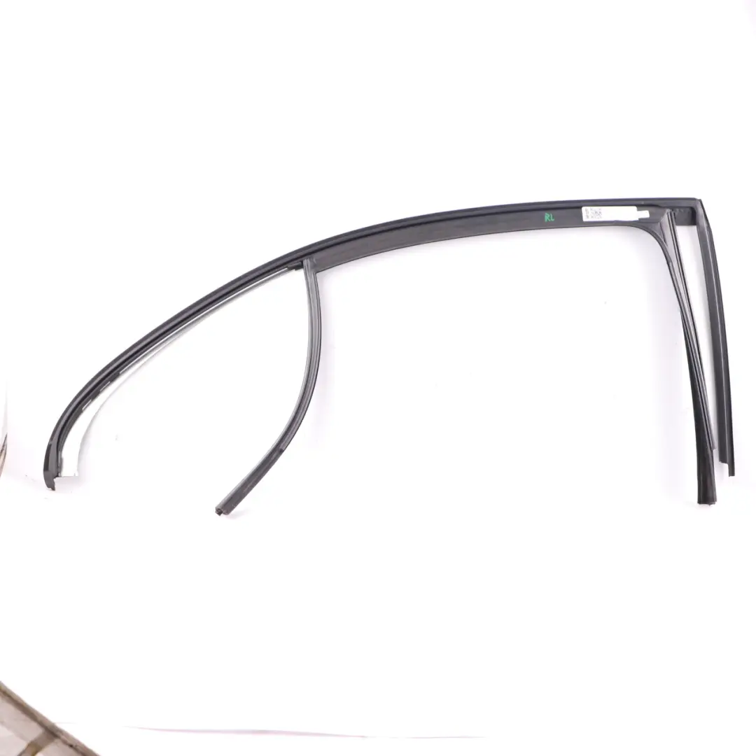 Mercedes W213 Door Seal Window Rear Left N/S Guide Frame Black - SKU A2137357300-1 - Part number A2137357300