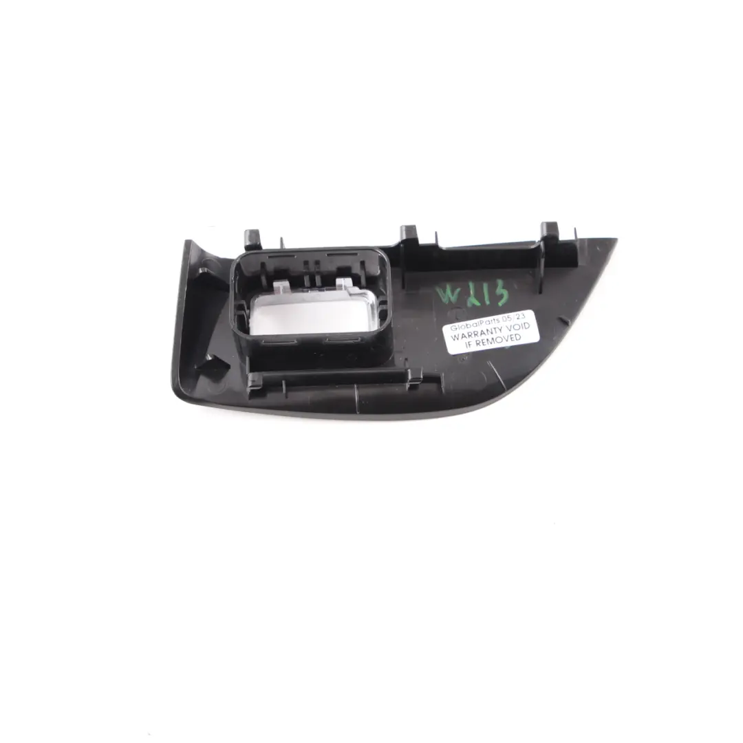 Door Card Switch Trim Cover Frame Rear Left N/S Black to Mercedes W213 with Part number A2137371900 Mercedes W213 Door Card Switch Trim Cover Frame Rear Left N/S Black - SKU A2137371900 - Part number A2137371900