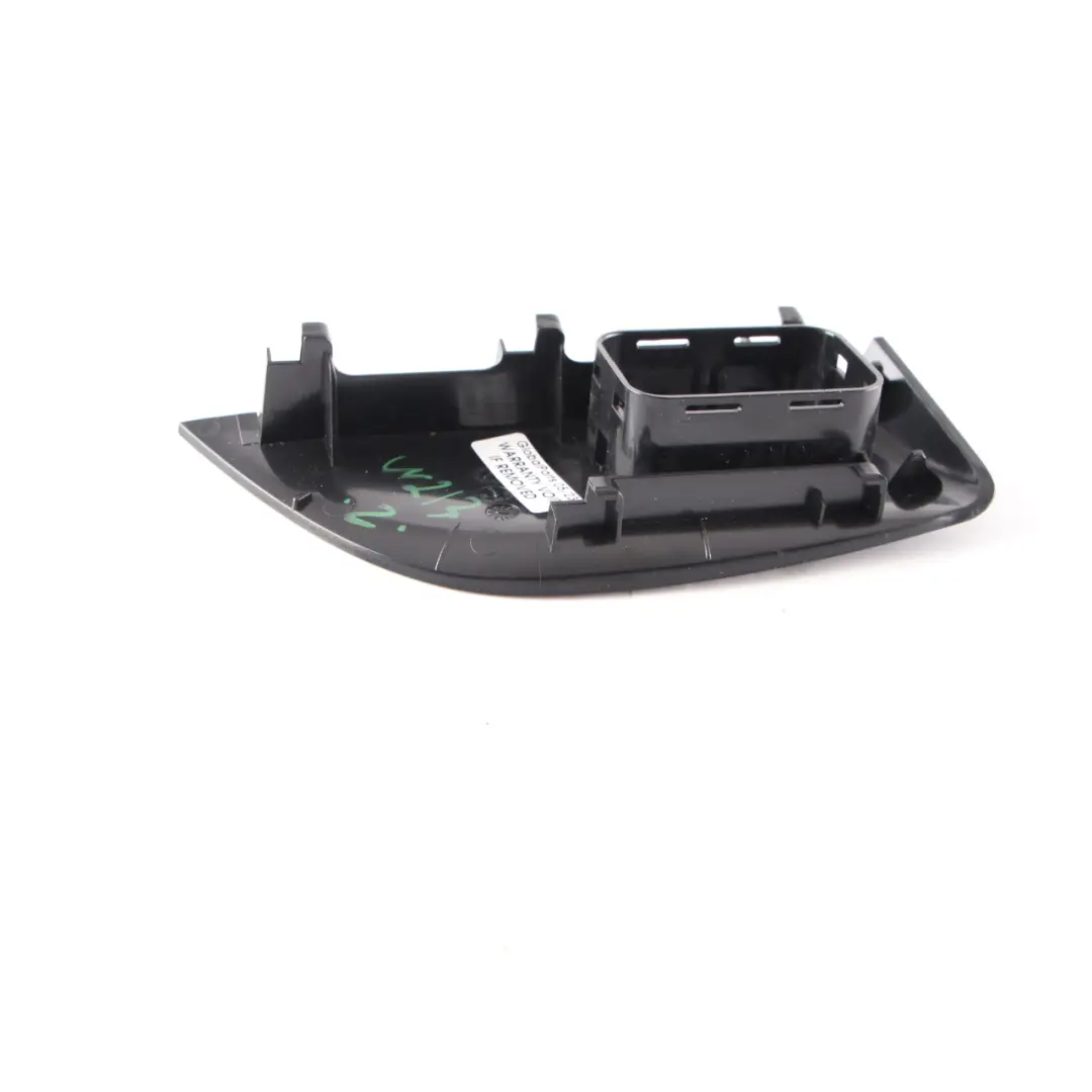 Mercedes W213 Door Card Switch Trim Cover Frame Rear Right O/S Black - SKU A2137372000 - Part number A2137372000