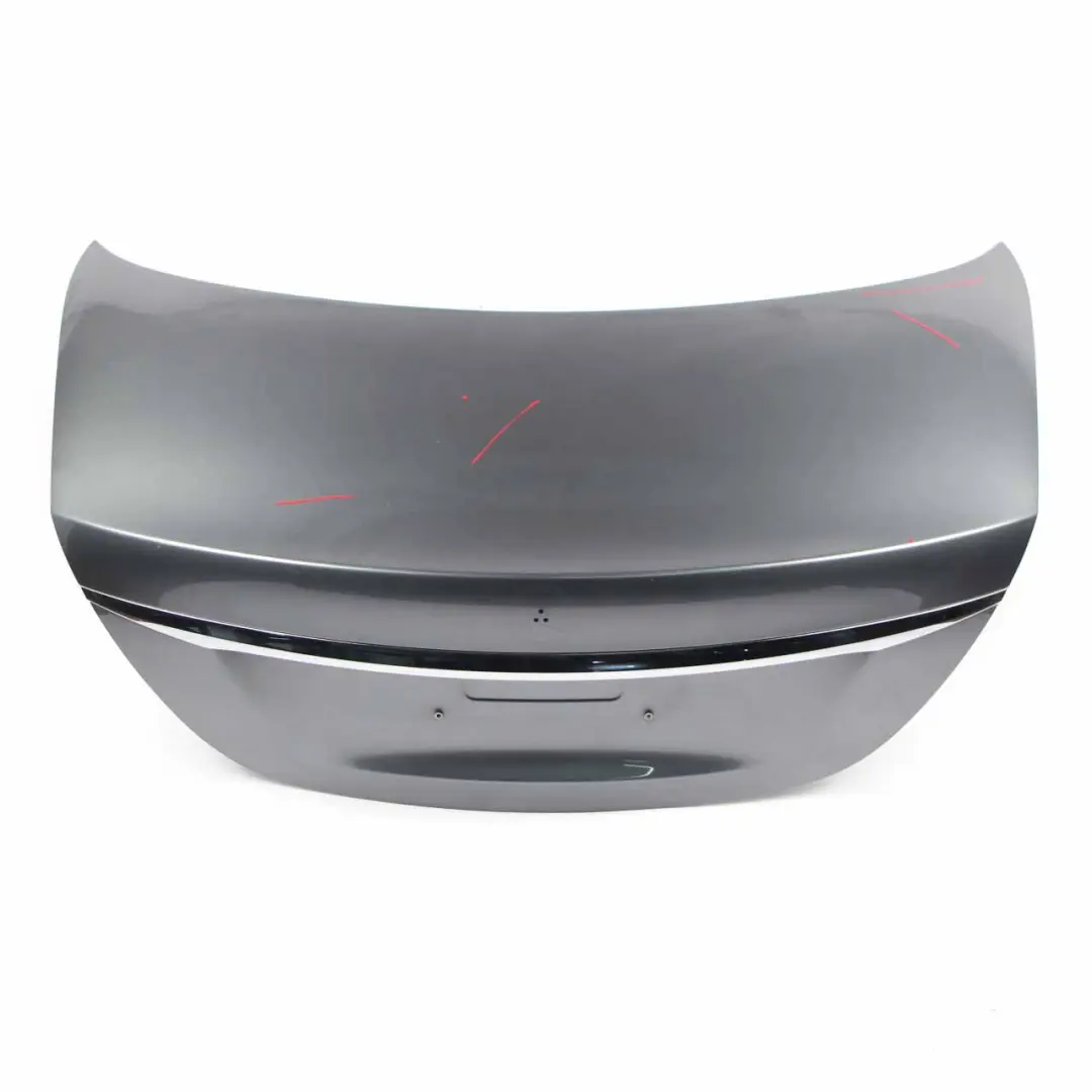 Boot Trunk Lid Tailgate Lid Selenite Grey Metallic - 992 to Mercedes W213 with Part number A2137500075 Mercedes W213 Boot Trunk Lid Tailgate Lid Selenite Grey Metallic - 992 - SKU A2137500075-SEL - Part number A2137500075