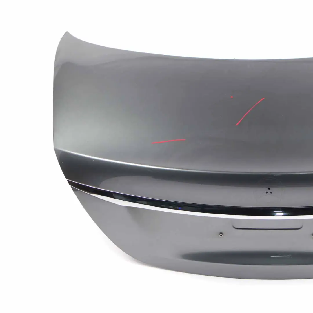 Boot Trunk Lid Tailgate Lid Selenite Grey Metallic - 992 to Mercedes W213 with Part number A2137500075 Mercedes W213 Boot Trunk Lid Tailgate Lid Selenite Grey Metallic - 992 - SKU A2137500075-SEL - Part number A2137500075