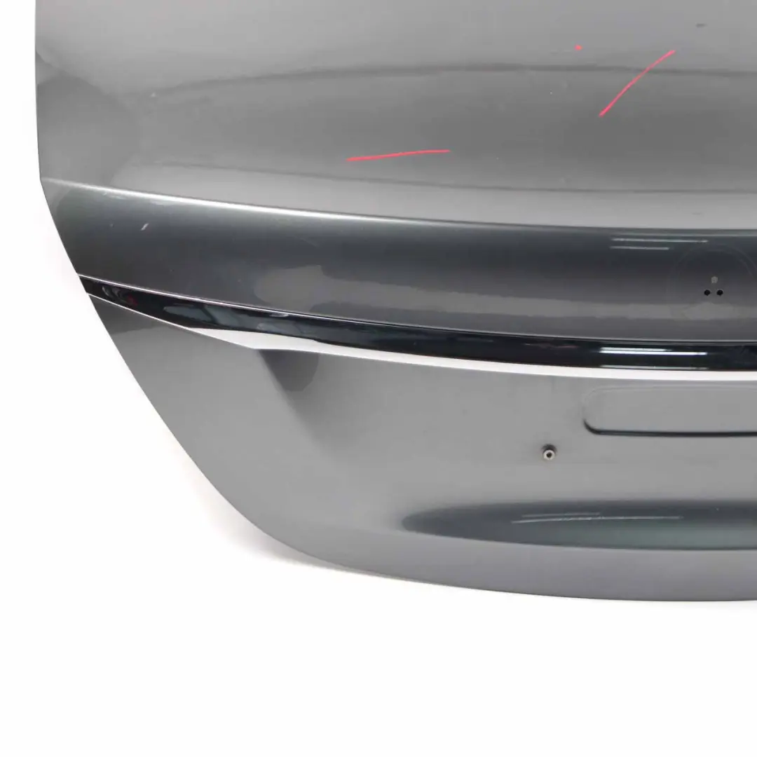 Boot Trunk Lid Tailgate Lid Selenite Grey Metallic - 992 to Mercedes W213 with Part number A2137500075 Mercedes W213 Boot Trunk Lid Tailgate Lid Selenite Grey Metallic - 992 - SKU A2137500075-SEL - Part number A2137500075