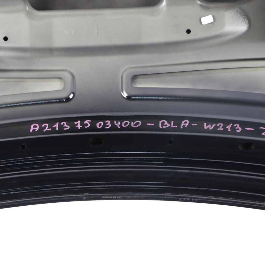 Mercedes W213 Boot Trunk Lid Tailgate Panel Schwarz Black - 040 - SKU A2137503400-BLA - Part number A2137503400