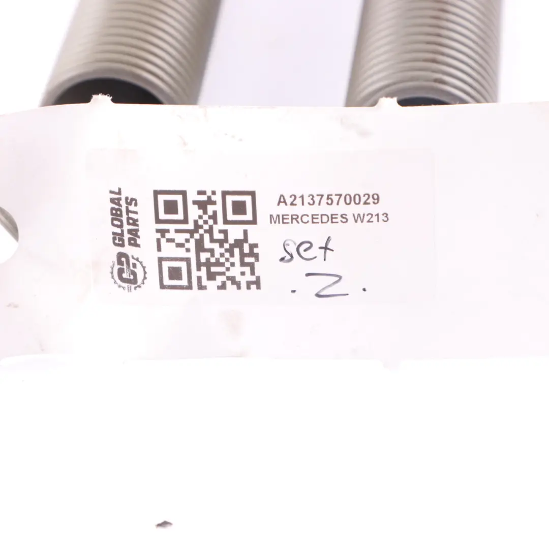 Trunk Lid Hinge Spring Coil SET Left Right N/O/S to Mercedes W213 with Part number A2137570029 Mercedes W213 Trunk Lid Hinge Spring Coil SET Left Right N/O/S - SKU A2137570029 - Part number A2137570029