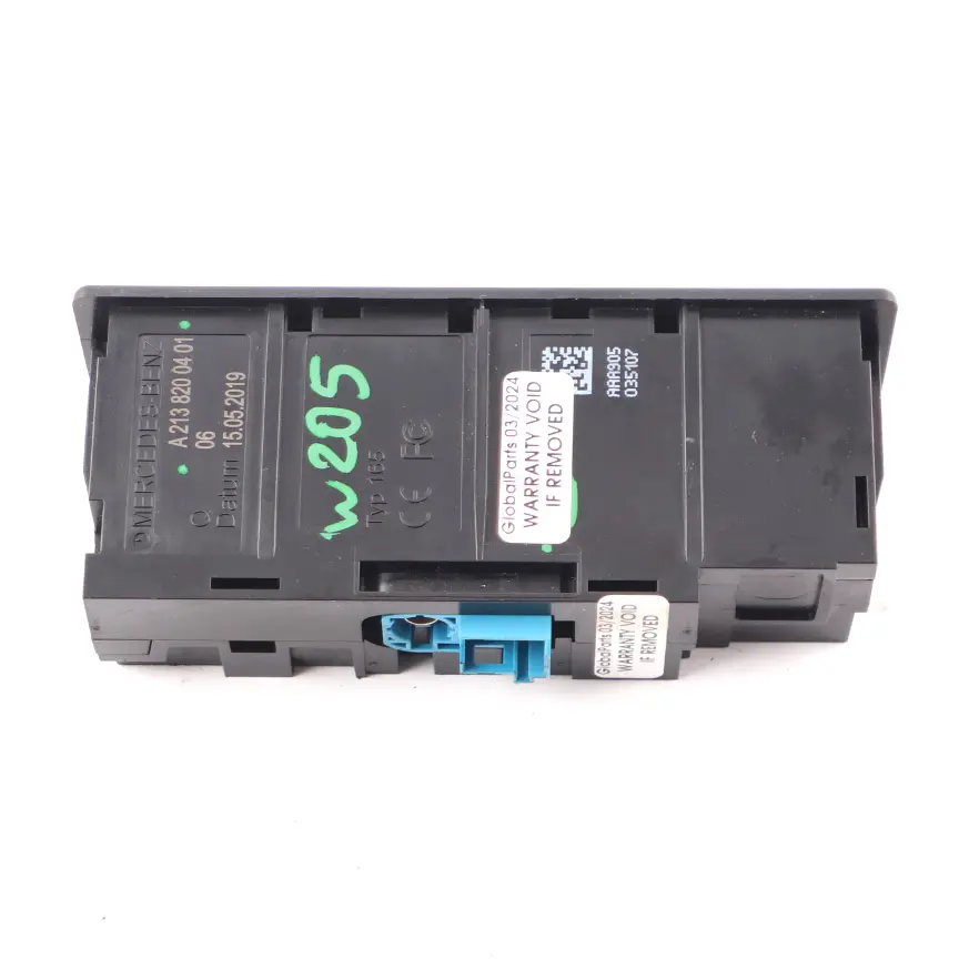 Mercedes W205 W213 USB SD Card Port Multimedia Connector Unit - SKU A2138200401 - Part number A2138200401