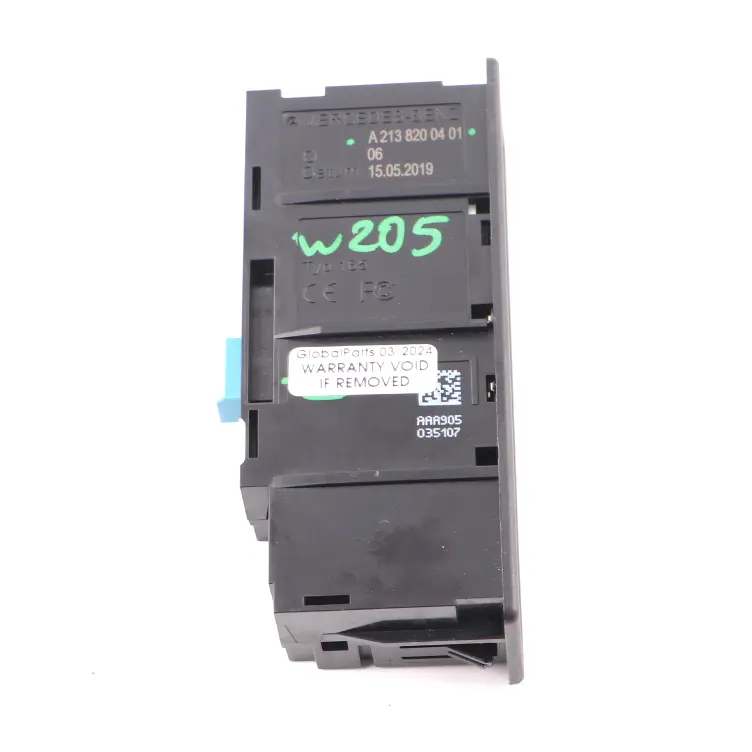 USB SD Card Port Multimedia Anschluss einheit für Mercedes W205 W213 mit Teilenummer A2138200401 Mercedes W205 W213 USB SD Card Port Multimedia Anschluss einheit - SKU A2138200401 - Teilenummer A2138200401