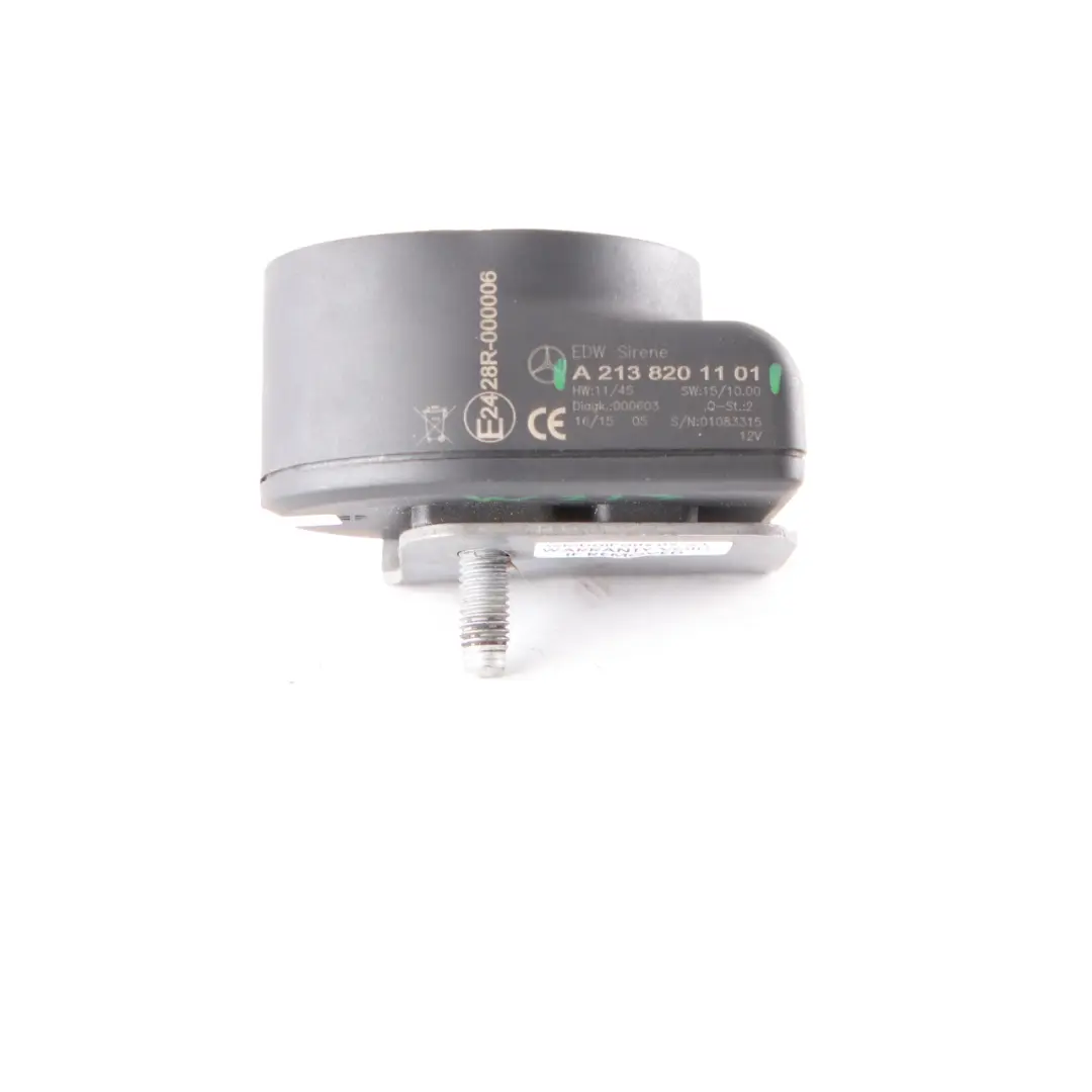 Mercedes W176 W205 W207 W213 Alarme antivol Sirène Klaxon Signal - SKU A2138201101 - Numéro de pièce A2138201101