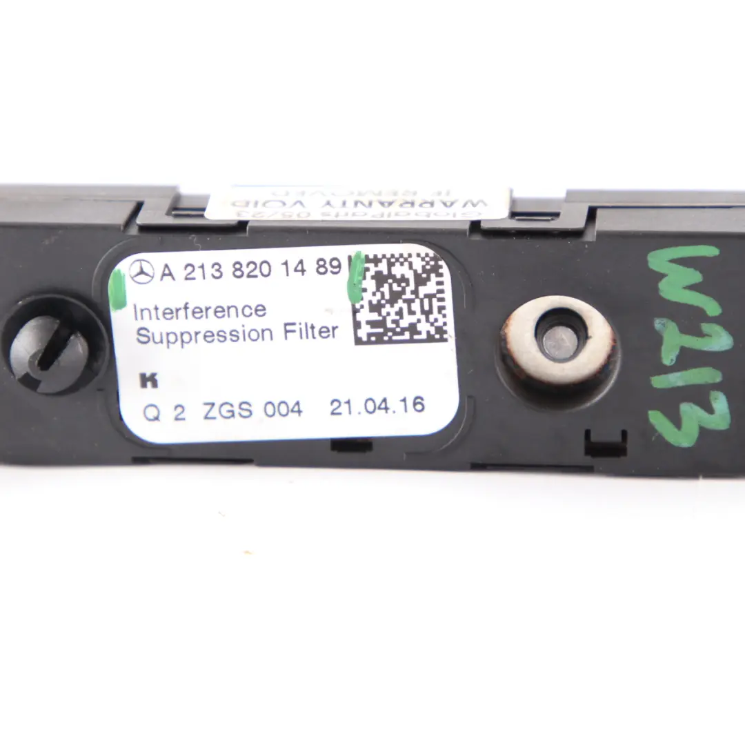  Amplificador de antena Mercedes W213 W238 Aerial Module Rear - SKU A2138201489 - Número de pieza A2138201489