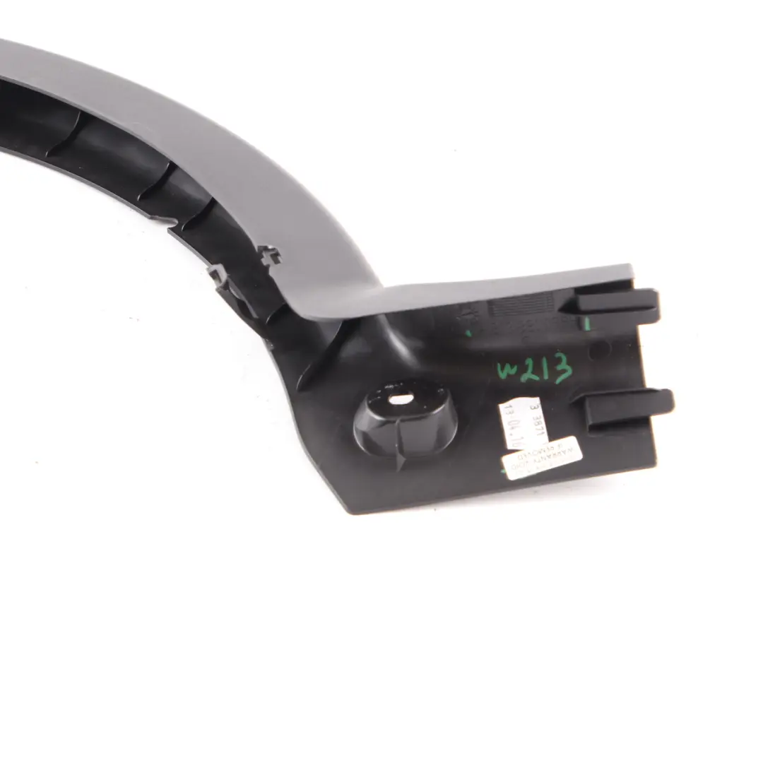 Mercedes W213 Hinge Cover Trunk Lid Rear Left N/S Trim - SKU A2138210989 - Part number A2138210989