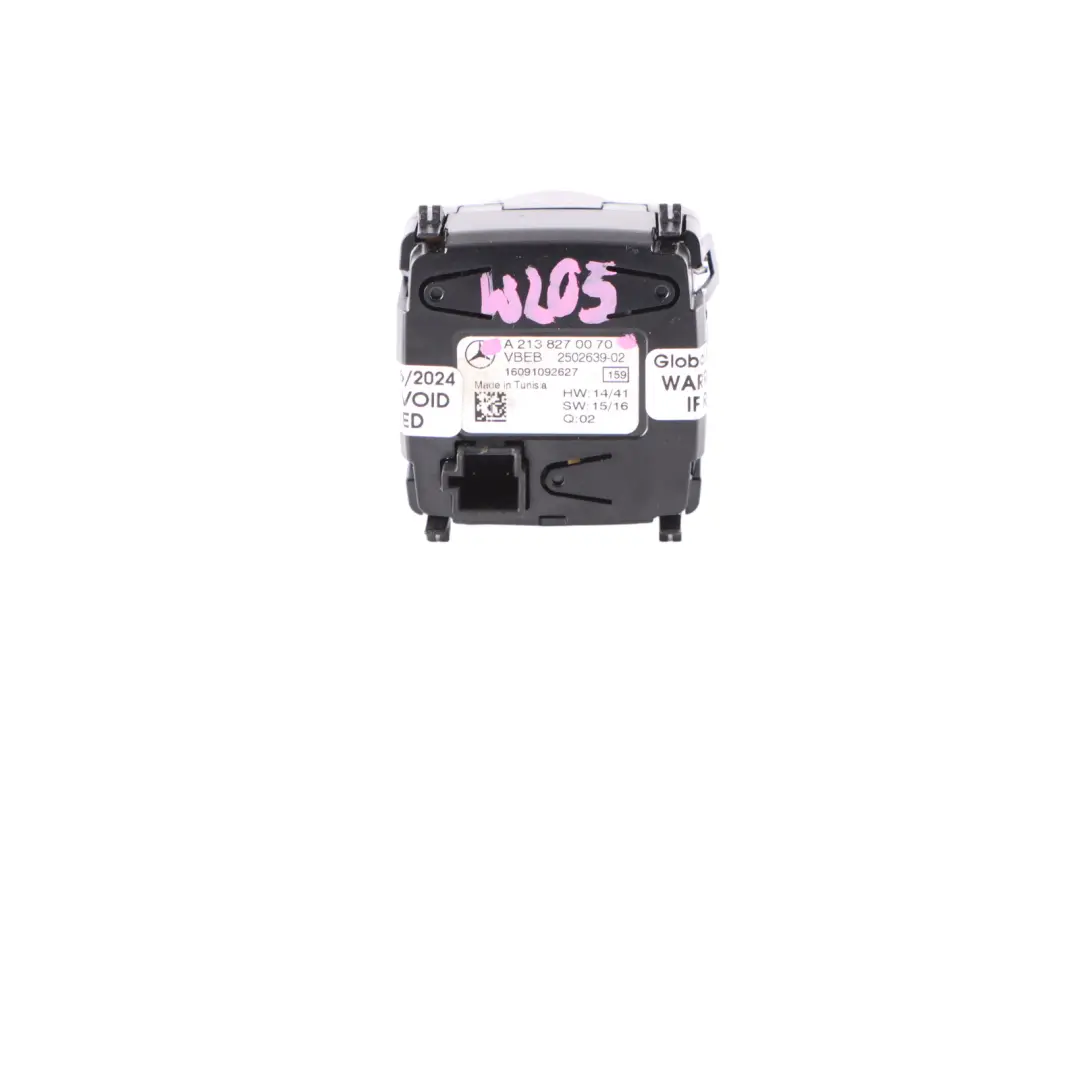 Mercedes W205 Dashboard Analog Clock Dash - SKU A2138270070 - Part number A2138270070