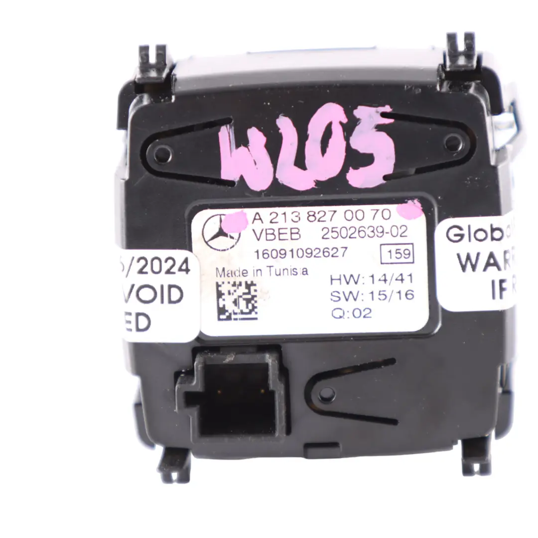 Mercedes W205 Dashboard Analog Clock Dash - SKU A2138270070 - Part number A2138270070