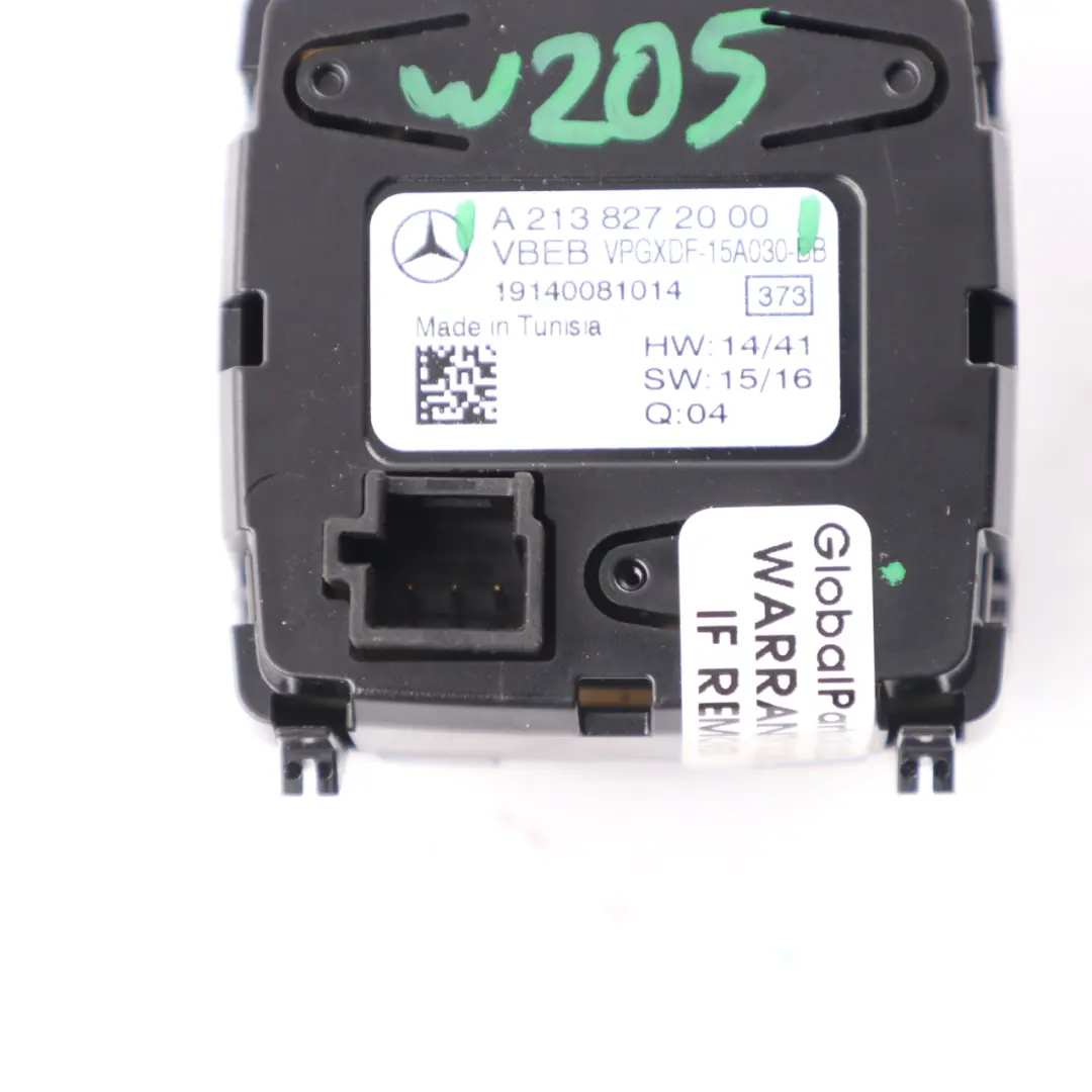 Mercedes W205 W213 C238 Orologio cruscotto console centrale - SKU A2138272000-1 - Numero di parte A2138272000