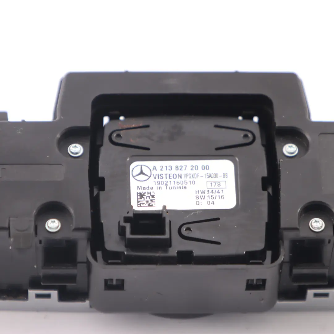 Mercedes W205 C238 Panel Przełączników Konsoli Środkowej Zegar - SKU A2138272000 - Numer Części A2165083905