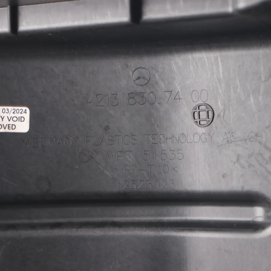 Luft Filterkasten Mercedes W213 C238 W253 C257 Innenraum Verkleidung für mit Teilenummer A2138307400 Luft Filterkasten Mercedes W213 C238 W253 C257 Innenraum Verkleidung - SKU A2138307400 - Teilenummer A2138307400