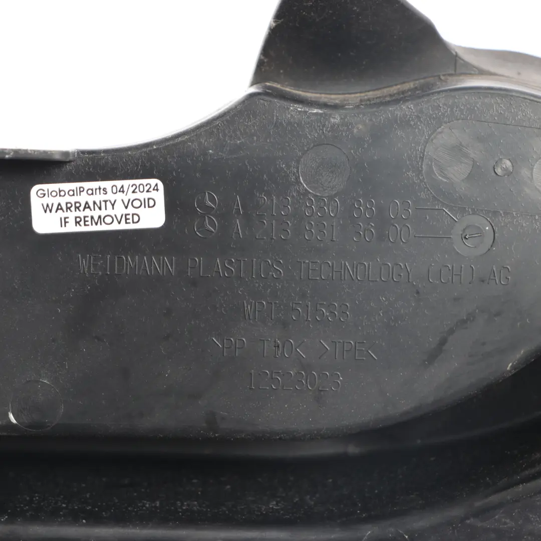  Windscreen Scuttle Mercedes W213 Windshield Panel Cover Trim - SKU A2138308803 - Part number A2138308803