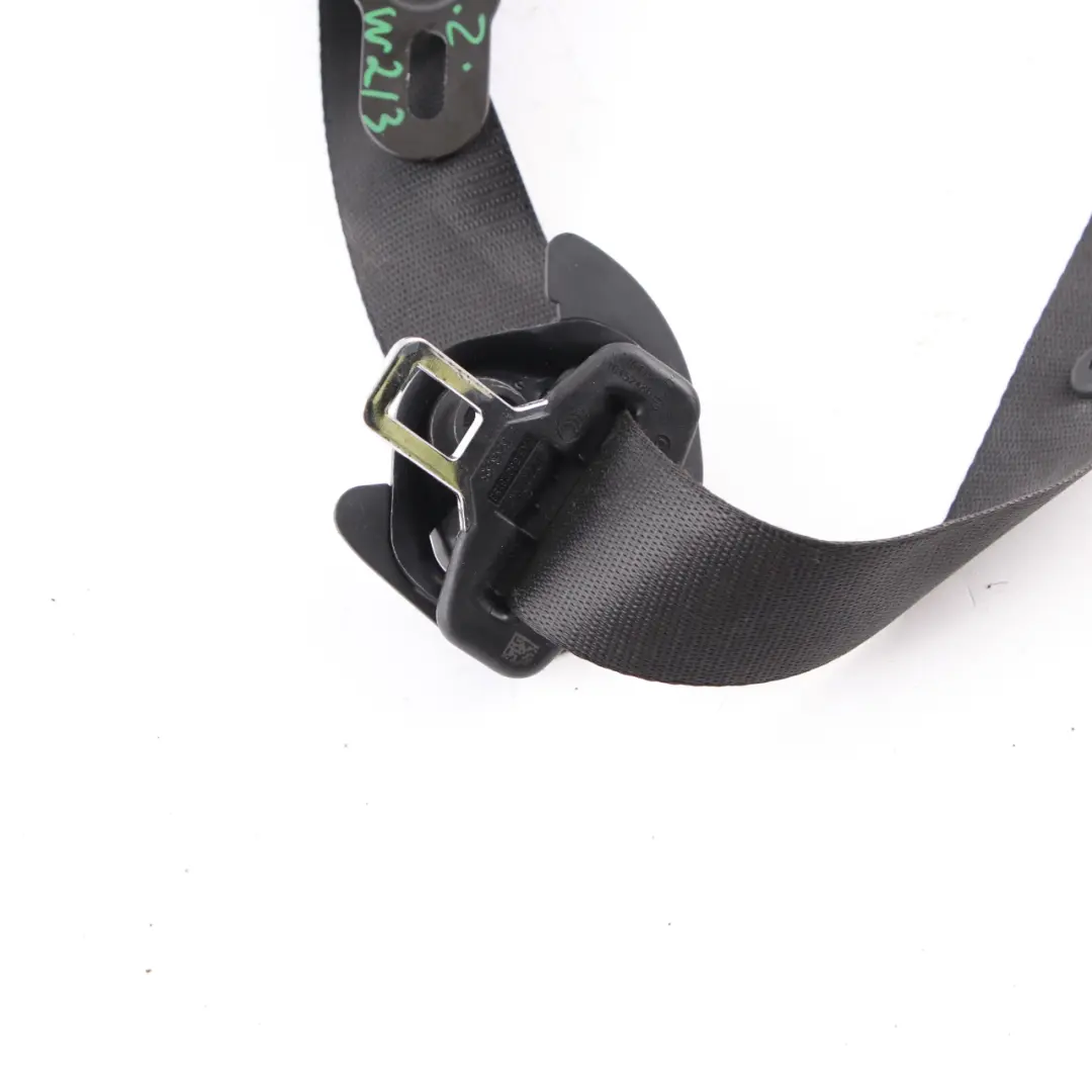 Mercedes S213 Front Seat Belt Safety Seatbelt Left N/S Black - SKU A2138605500 - Part number A2138605500