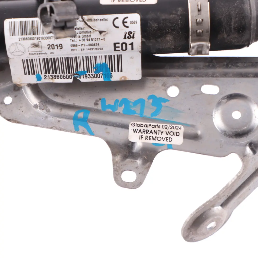 Compartment Gas Generator Accident Protection to Mercedes W213 Engine with Part number A2138606001 Mercedes W213 Engine Compartment Gas Generator Accident Protection - SKU A2138606001-1 - Part number A2138606001