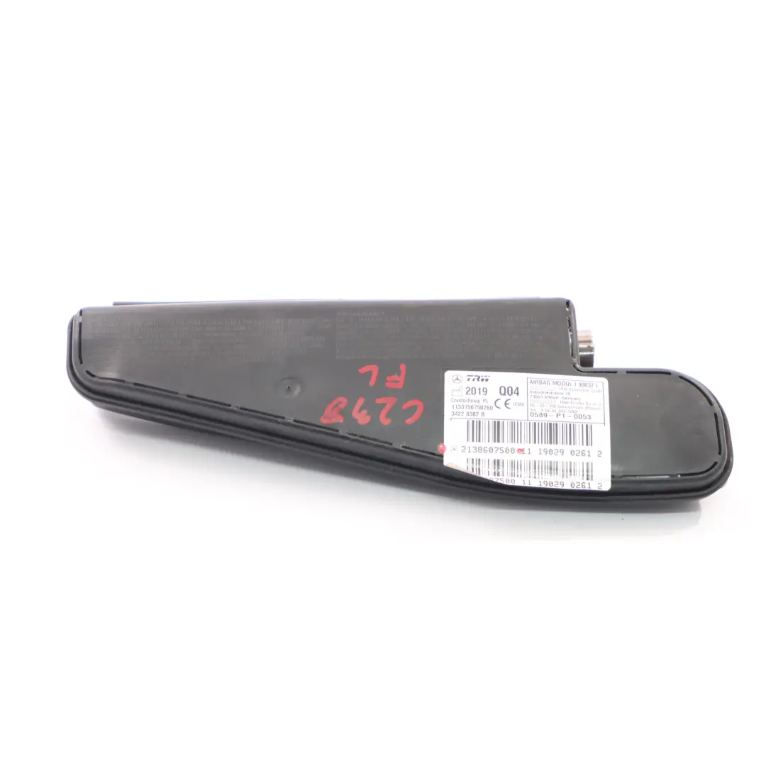  Modulo Aire Asiento Mercedes W213 C238 W257 Lado Delantero Izquierdo - SKU A2138607500 - Número de pieza A2138607500