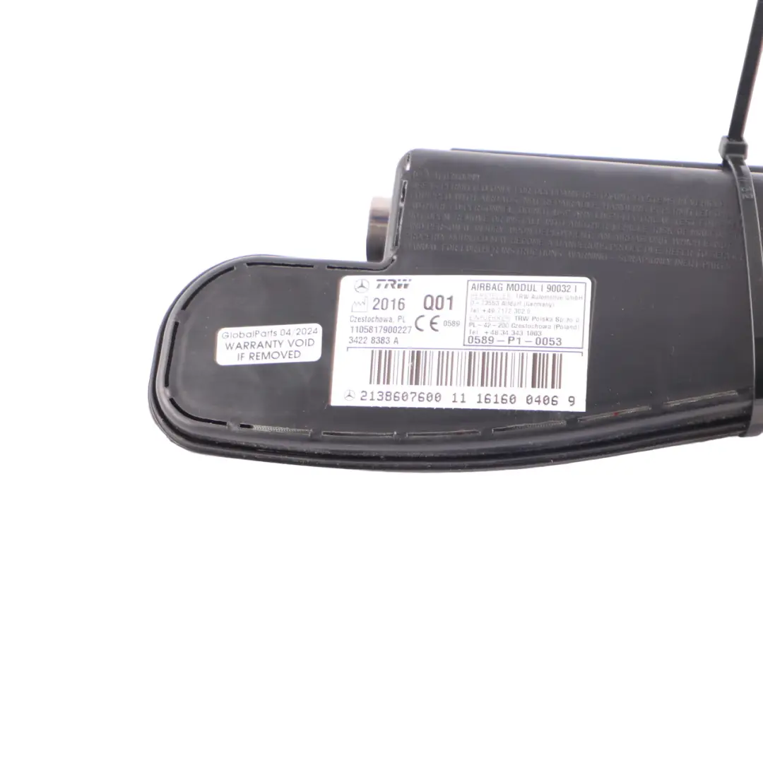 Seat Air Module Mercedes W213 C238 C257 Side Front Right O/S - SKU A2138607600 - Part number A2138607600