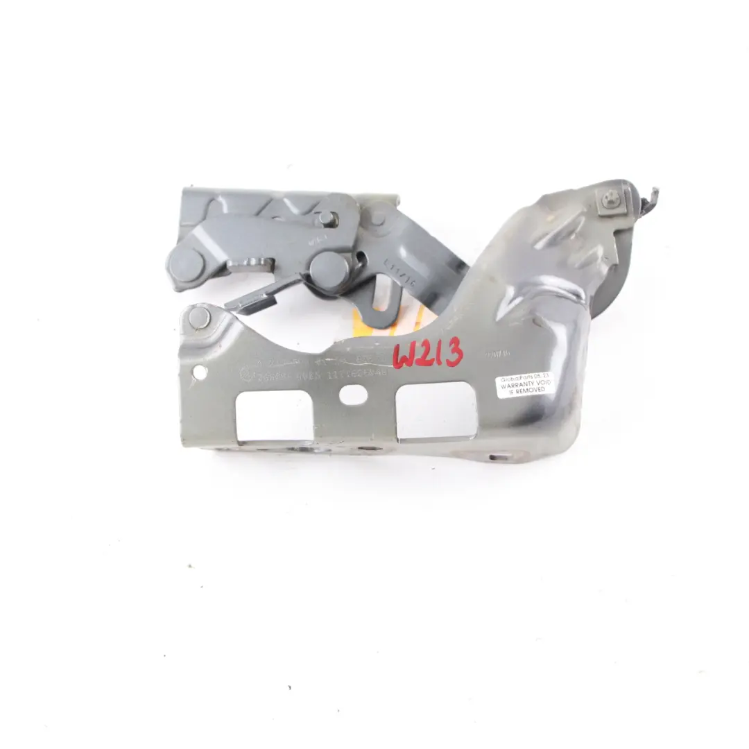 Mercedes W213 Charnière de capot gauche capot Capot Avant Gris Sélénite - 992 - SKU A2138800128-SEL - Numéro de pièce A2138800128