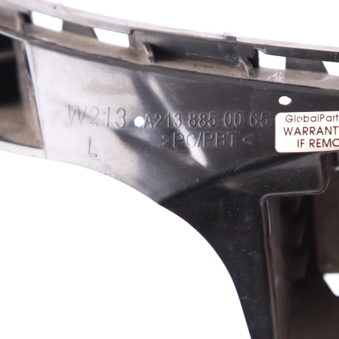 Guide hintere Stoßstange Seite links Mount Bracket für Mercedes W213 mit Teilenummer A2138850065 Mercedes W213 Guide hintere Stoßstange Seite links Mount Bracket - SKU A2138850065 - Teilenummer A2138850065