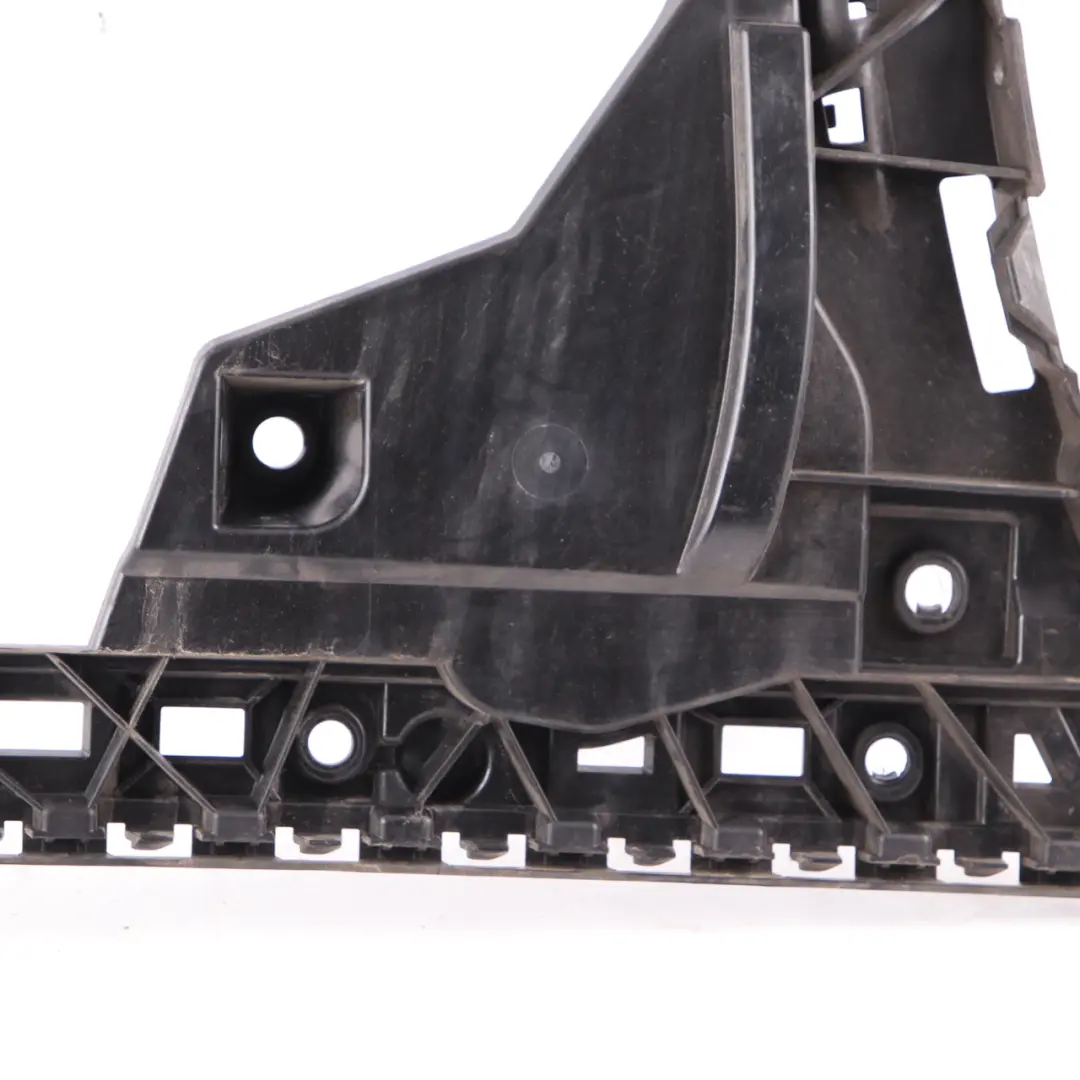 Guide Bumper Side Left N/S Mount Bracket Support to Mercedes W213 Rear with Part number A2138850163 Mercedes W213 Rear Guide Bumper Side Left N/S Mount Bracket Support - SKU A2138850163 - Part number A2138850163