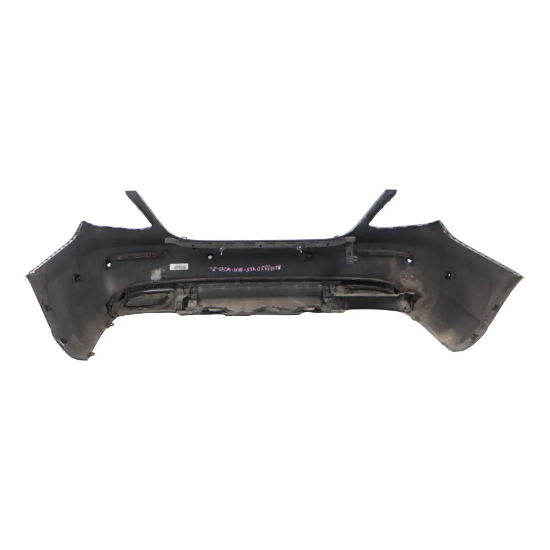 Mercedes W213 Rear Bumper Trim Panel Covering Schwarz Black - 040 - SKU A2138850425-BLA - Part number A2138850425
