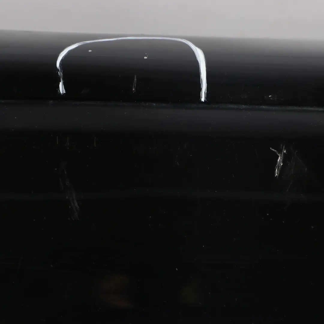 Mercedes W213 Rear Bumper Trim Panel Covering Schwarz Black - 040 - SKU A2138850425-BLA - Part number A2138850425
