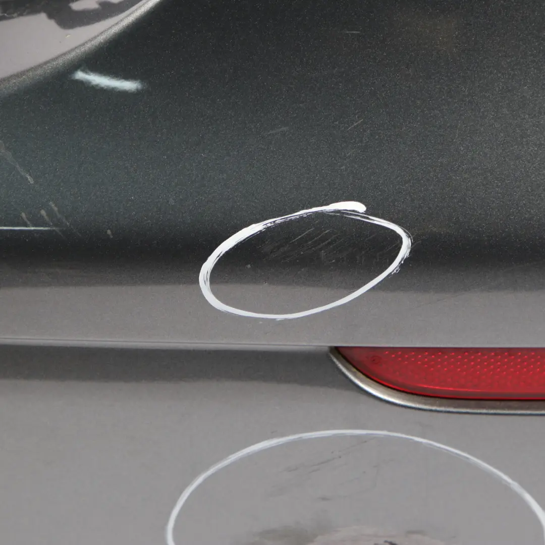 Bumper Trim Panel Covering Selenite Grey Metallic - 992 to Mercedes W213 Rear with Part number A2138850425 Mercedes W213 Rear Bumper Trim Panel Covering Selenite Grey Metallic - 992 - SKU A2138850425-SEL - Part number A2138850425