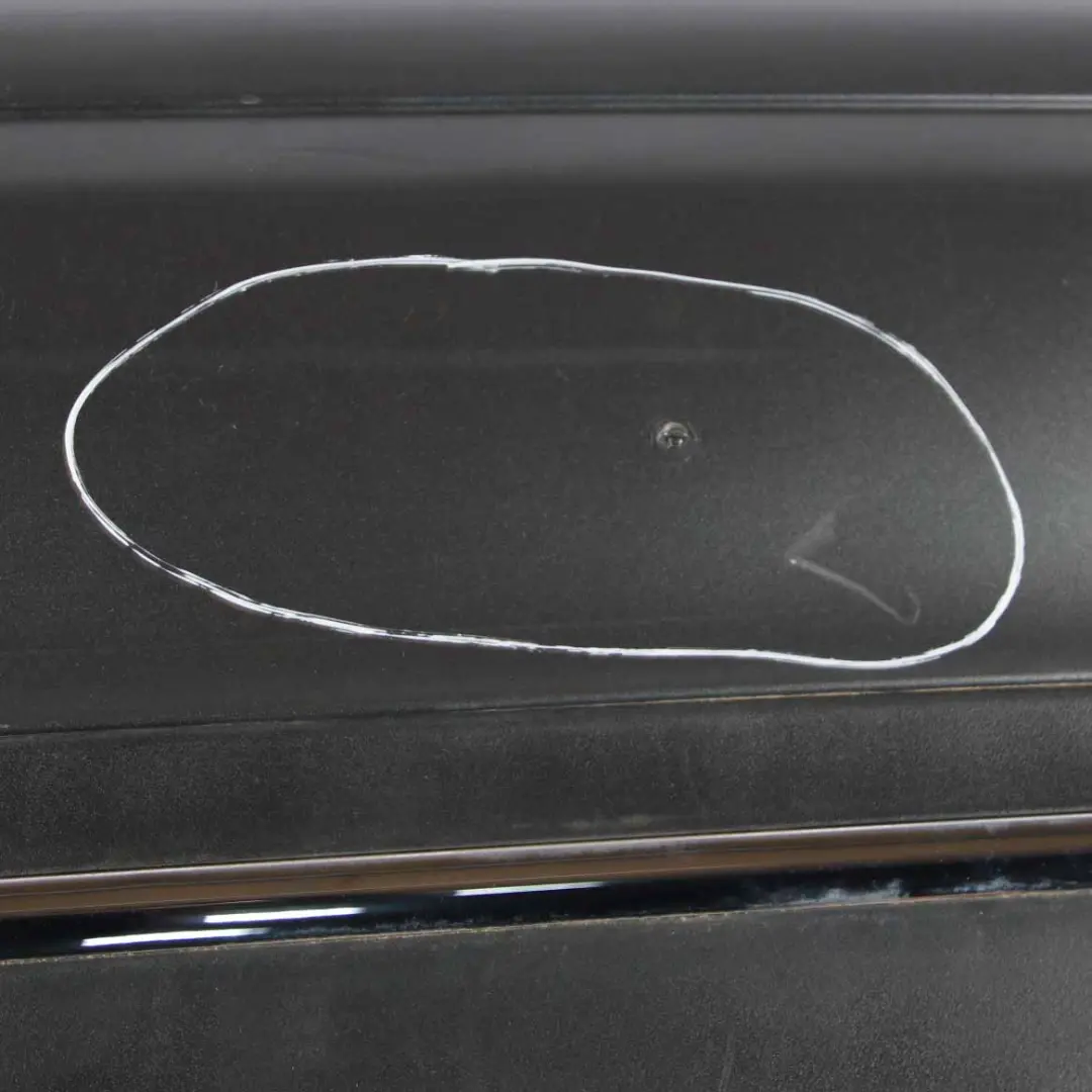 Mercedes W213 Rear Bumper Trim Panel Covering Selenite Grey Metallic - 992 - SKU A2138850425-SEL - Part number A2138850425