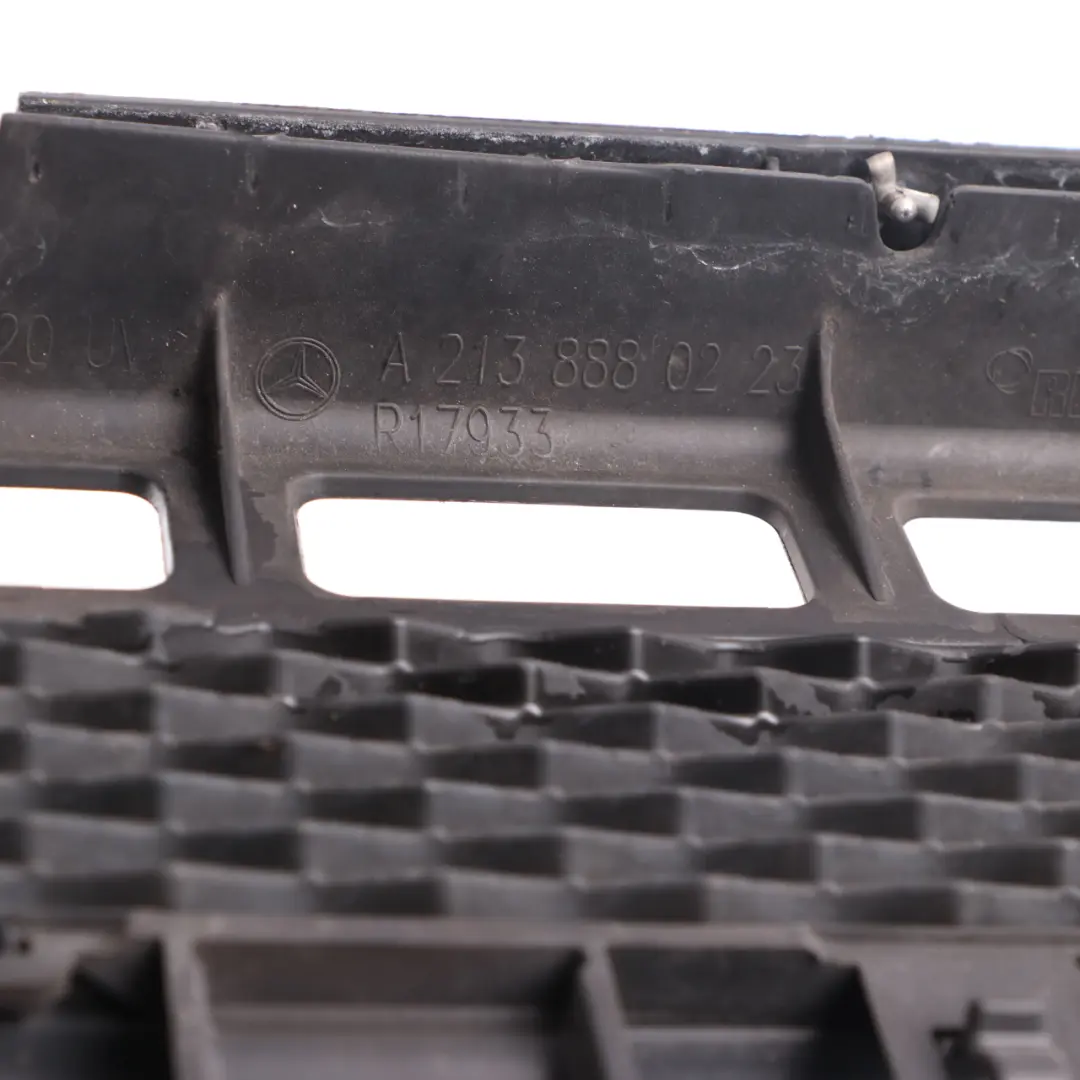 Front Grille Hood Radiator Cover Panel Trim to Mercedes W213 with Part number A2138880223 Mercedes W213 Front Grille Hood Radiator Cover Panel Trim - SKU A2138880223 - Part number A2138880223