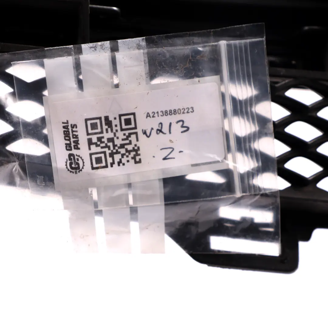 Front Grille Hood Radiator Cover Panel Trim to Mercedes W213 with Part number A2138880223 Mercedes W213 Front Grille Hood Radiator Cover Panel Trim - SKU A2138880223 - Part number A2138880223