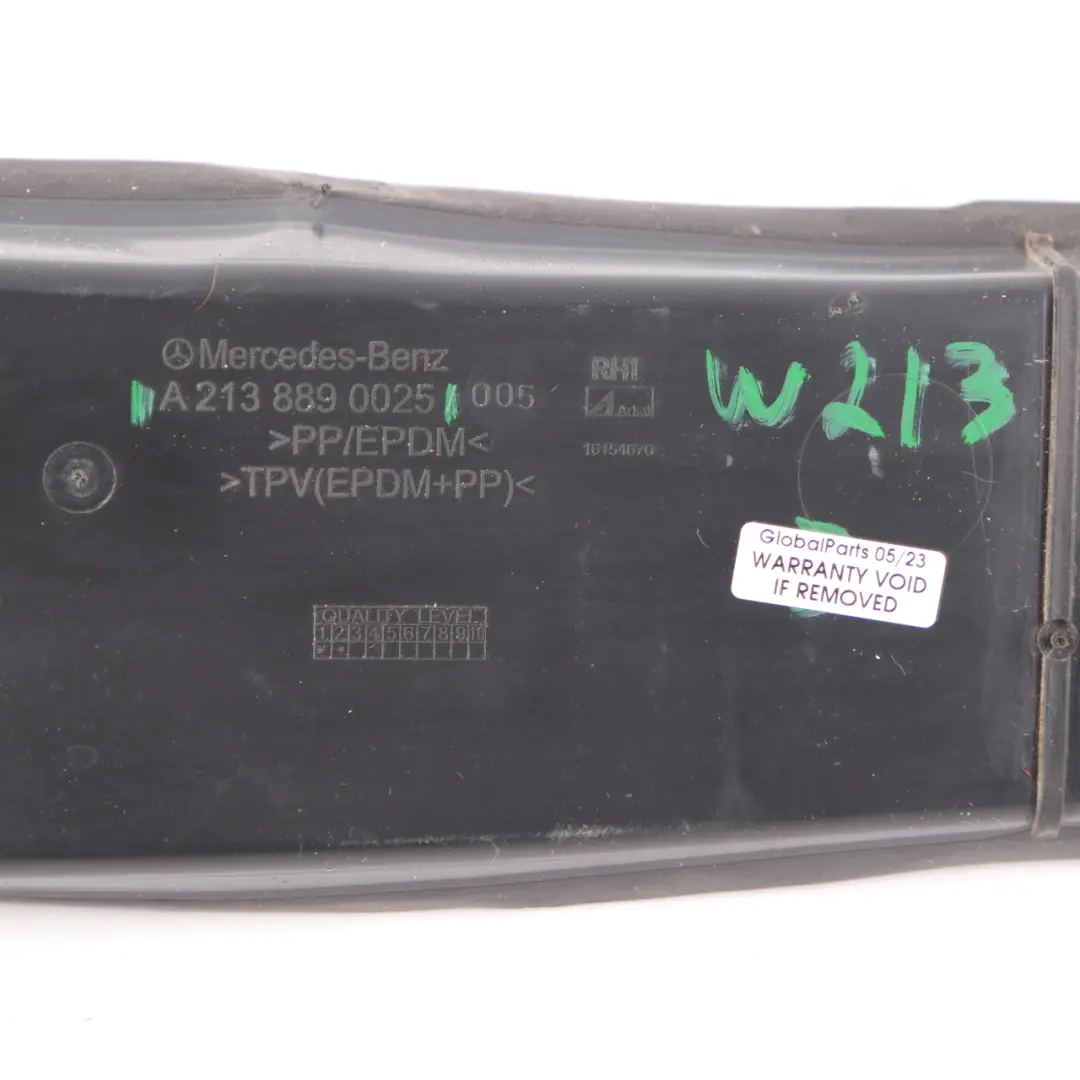 Aile Panneau Avant droite Support Cache-poussière A2138890025 pour Mercedes W213 à propos du numéro de pièce A2138890500 Mercedes W213 Aile Panneau Avant droite Support Cache-poussière A2138890025 - SKU A2138890500 - Numéro de pièce A2138890500