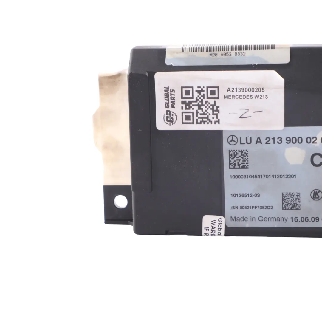  Ignition Mercedes W213 W238 Control Module Unit ECU - SKU A2139000205 - Part number A2139000205
