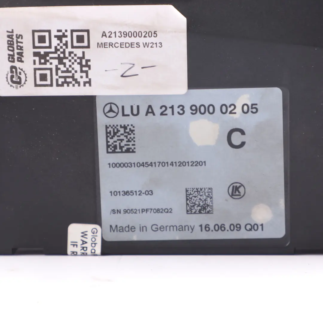  Accensione Mercedes W213 W238 Modulo di controllo Unità ECU - SKU A2139000205 - Numero di parte A2139000205