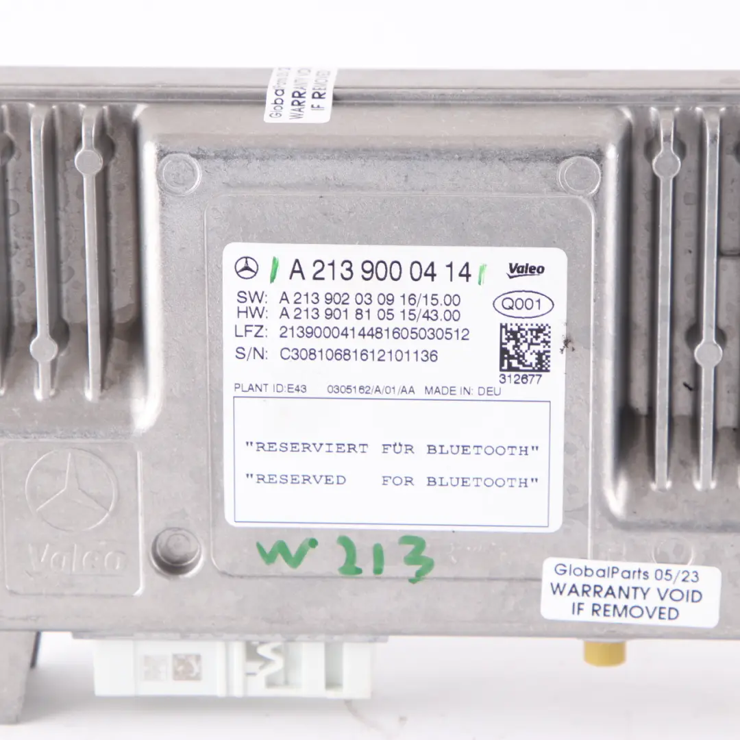 Camera Module Mercedes W213 S213 Parking Rear View Control Unit to with Part number A2139000414 Camera Module Mercedes W213 S213 Parking Rear View Control Unit - SKU A2139000414 - Part number A2139000414