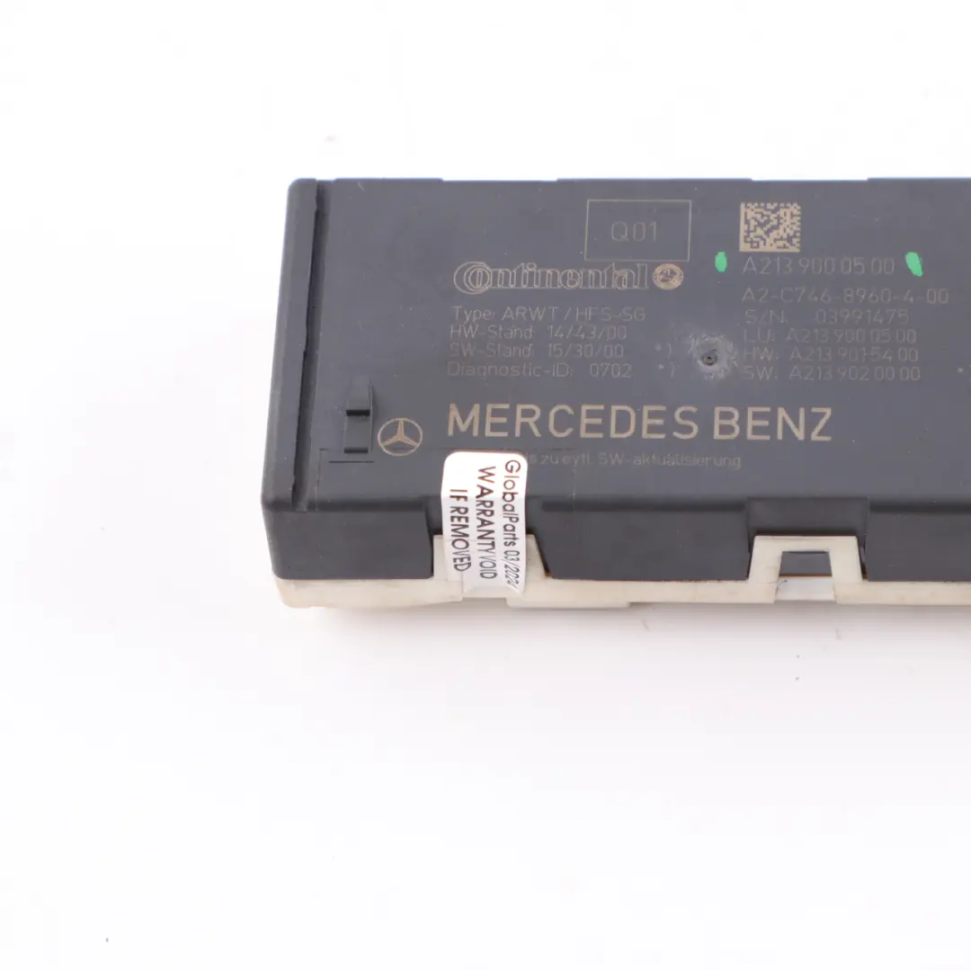 Trunk Module Mercedes S205 Automatic Trunk Lid Closing Control Unit to with Part number A2139000500 Trunk Module Mercedes S205 Automatic Trunk Lid Closing Control Unit - SKU A2139000500 - Part number A2139000500