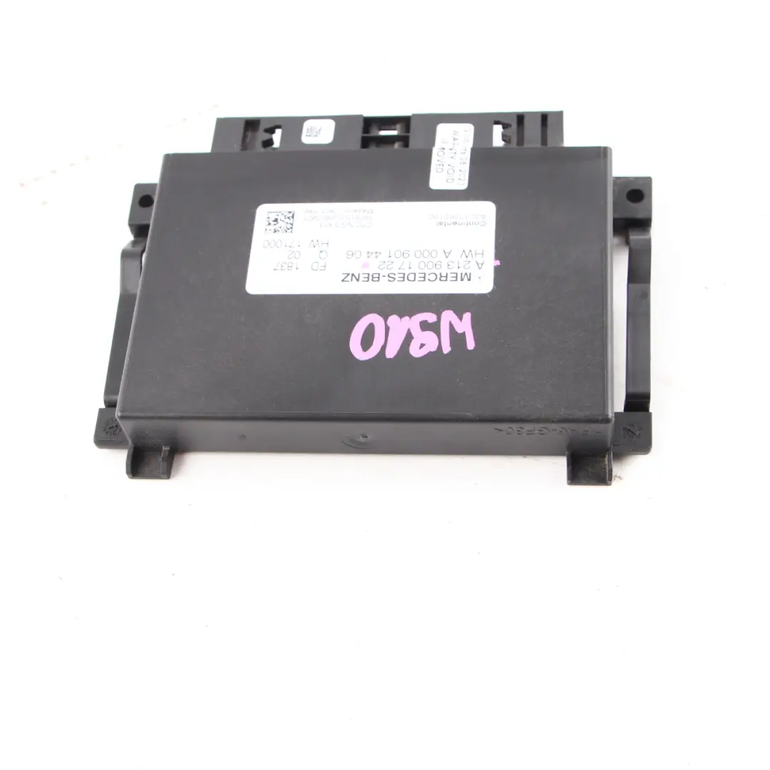 Mercedes W213 W907 Transmission Gearbox Control Unit Module ECU - SKU A2139001722 - Part number A2139001722
