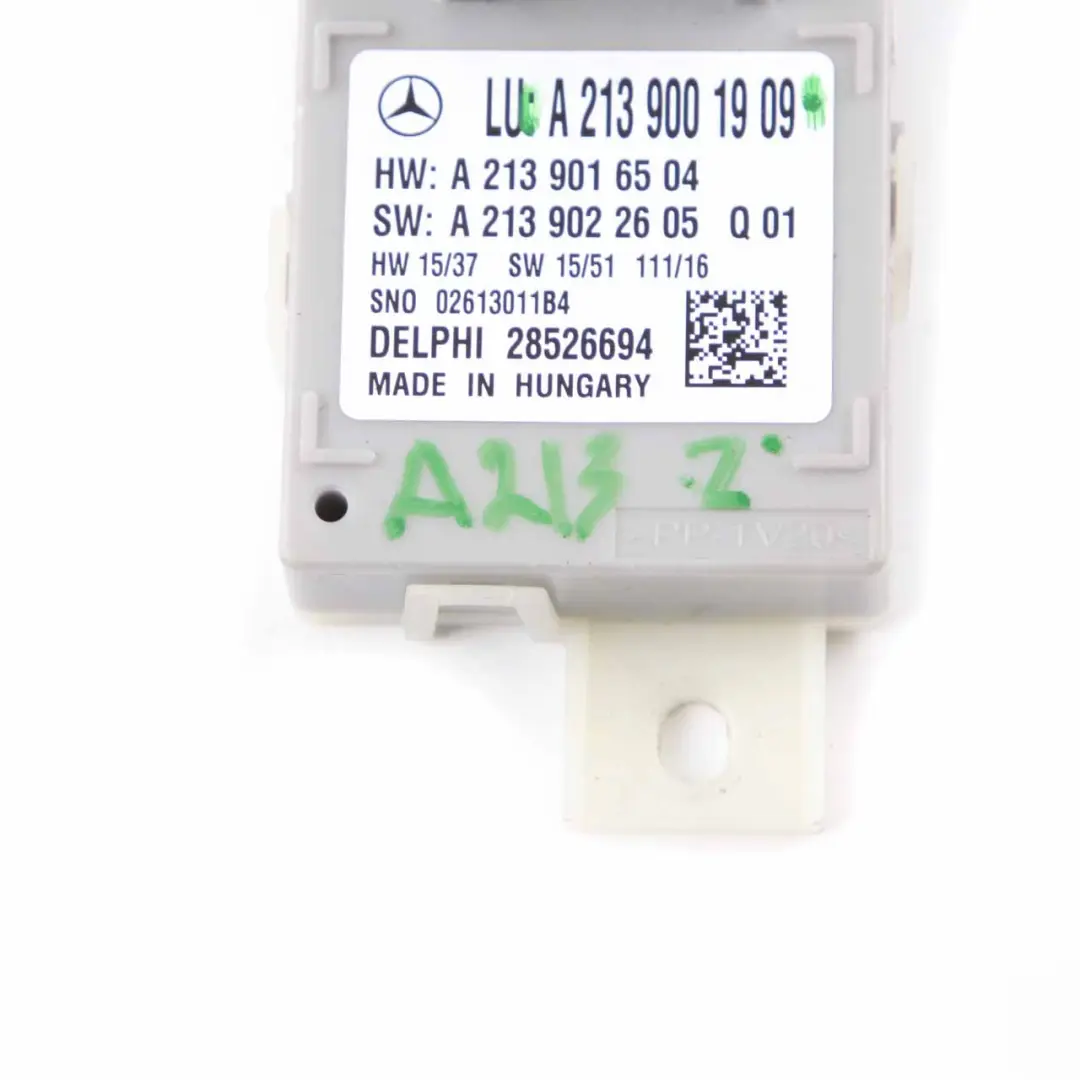 Unidad de Control de Iluminación Ambiental Módulo ECU para Mercedes W213 con número de pieza A2139001909 Mercedes W213 Unidad de Control de Iluminación Ambiental Módulo ECU - SKU A2139001909 - Número de pieza A2139001909