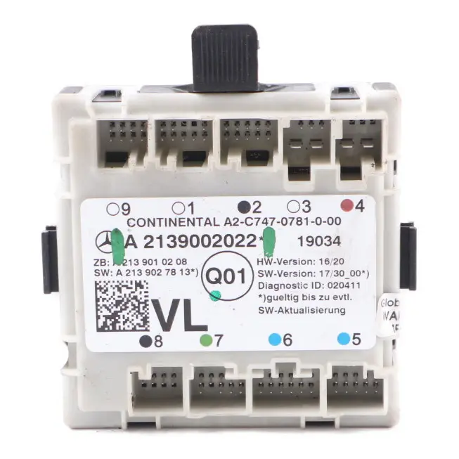 Modulo porta Mercedes W213 C238 anteriore sinistro controllo ECU A2139002022