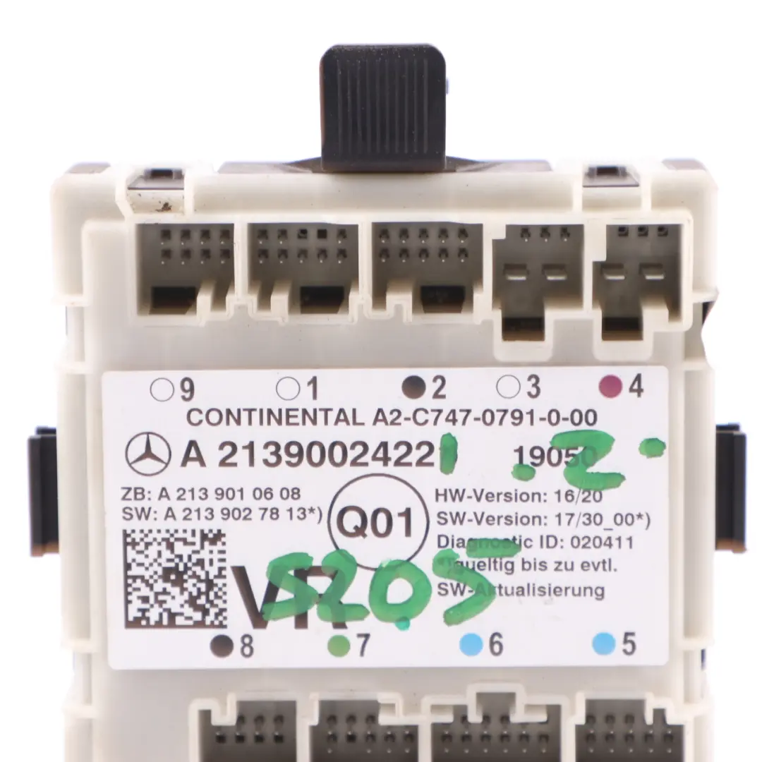  Door Module Mercedes W213 Front Door Right O/S Control Module Unit - SKU A2139002422 - Part number A2139002422