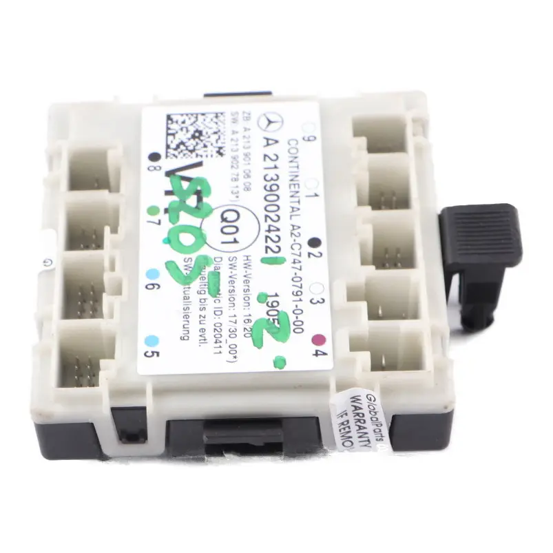 Modulo Di Controllo Modulo Porta Anteriore Destro per Mercedes W213 con numero di parte A2139002422 Mercedes W213 Modulo Di Controllo Modulo Porta Anteriore Destro - SKU A2139002422 - Numero di parte A2139002422