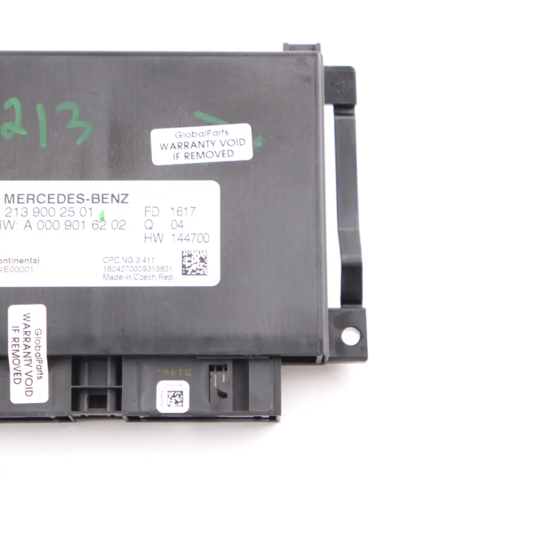 Mercedes W213 OM654.920 Automatic Transmission Control Unit Module - SKU A2139002501 - Part number A2139002501