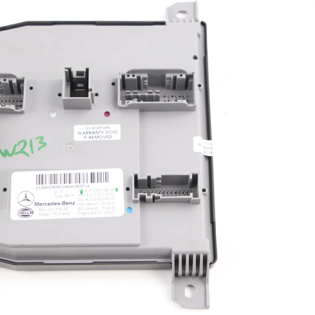  SAM Module Mercedes W213 S213 Control Unit Front ECU - SKU A2139002808 - Part number A2139002808