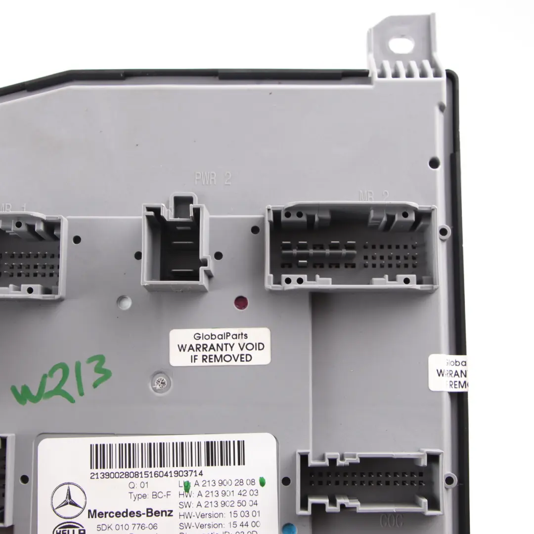  SAM Module Mercedes W213 S213 Control Unit Front ECU - SKU A2139002808 - Part number A2139002808