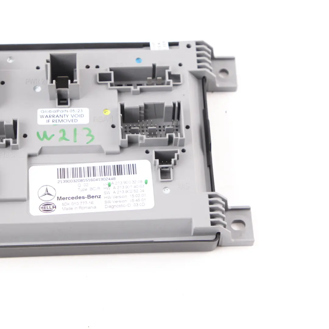 Mercedes W213 SAM Module arrière contrôle confort carrosserie ECU - SKU A2139003208 - Numéro de pièce A2139003208
