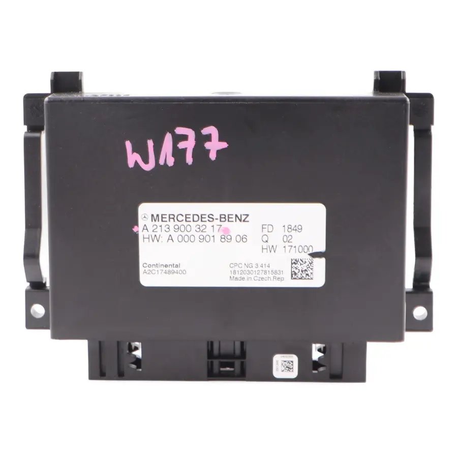 Modulo Cambio Mercedes W177 W205 W213 Unità Controllo ECU Automatica per con numero di parte A2139003217 Modulo Cambio Mercedes W177 W205 W213 Unità Controllo ECU Automatica - SKU A2139003217 - Numero di parte A2139003217